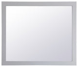 Anderson Rectangle Vanity Mirror, 42", Gray