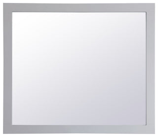 Anderson Rectangle Vanity Mirror, 42", Gray