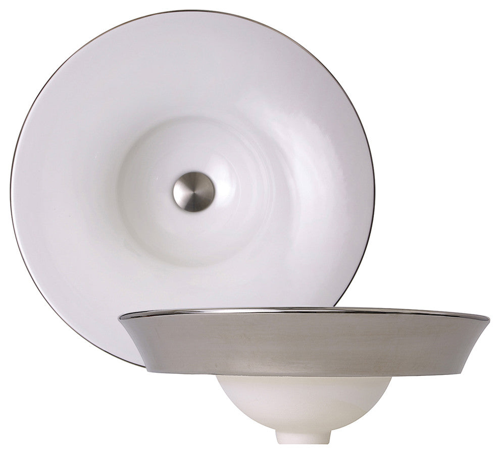 Nantucket Sinks St. Malo Italian Fireclay Vanity Sink