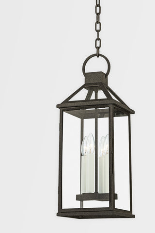 Sanders Four Light Exterior Lantern, French Iron