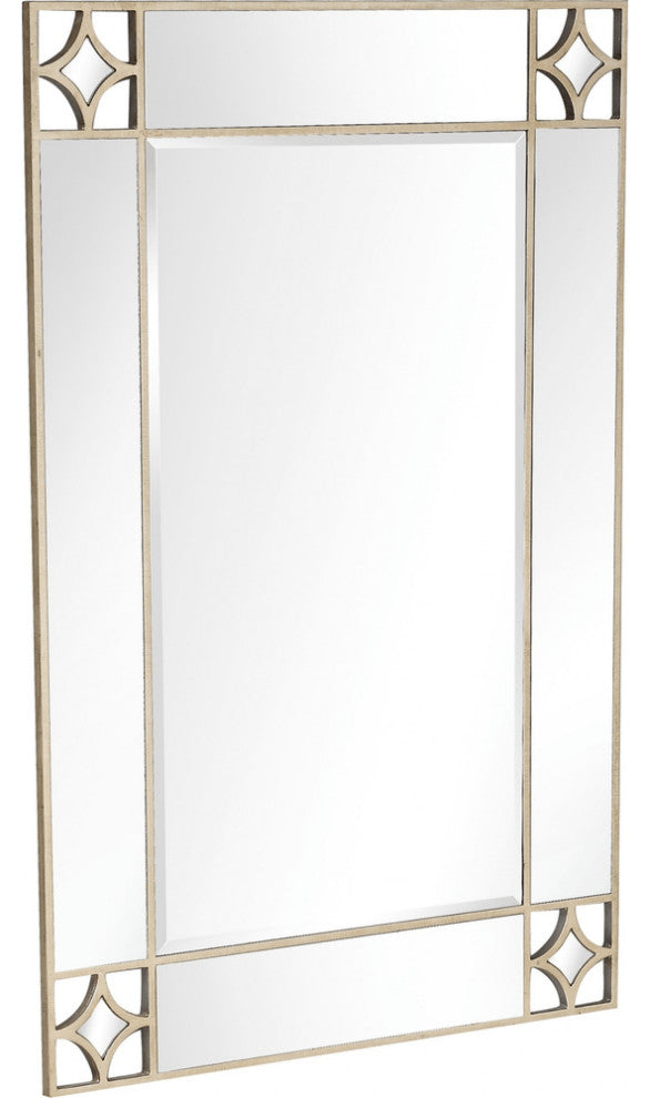 Champagne Finish Wall Mirror