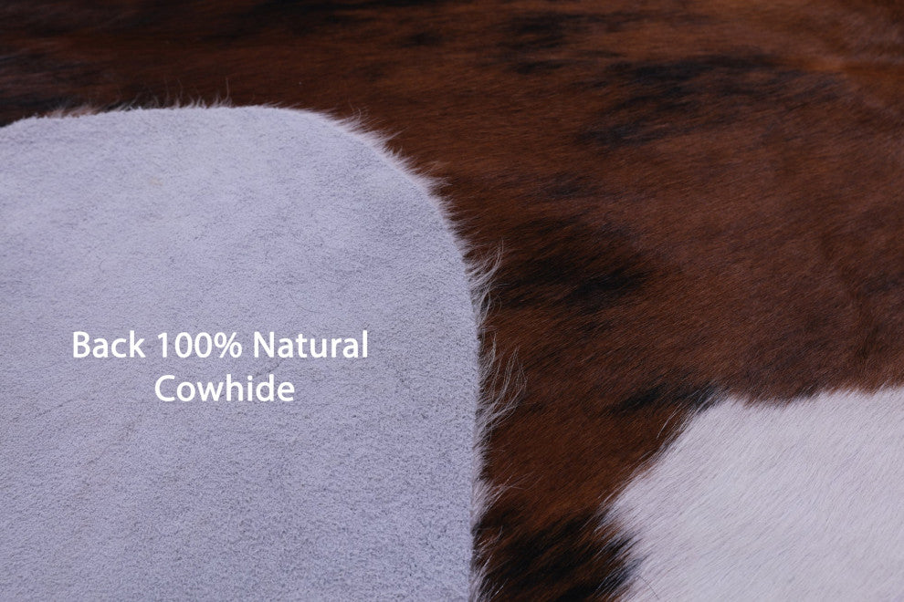 6' 7" X 5' 7" Natural Cowhide Rug C2384