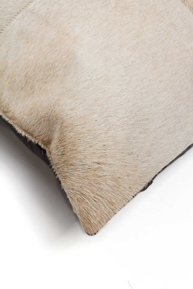 HomeRoots 18" x 18" x 5" Natural Quattro Pillow