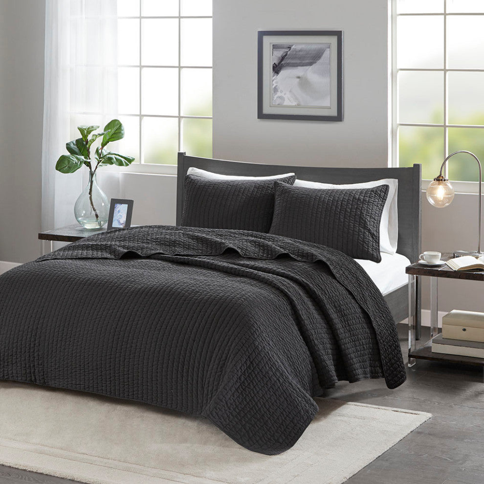Madison Park Keaton 3 Piece Quilt Set
