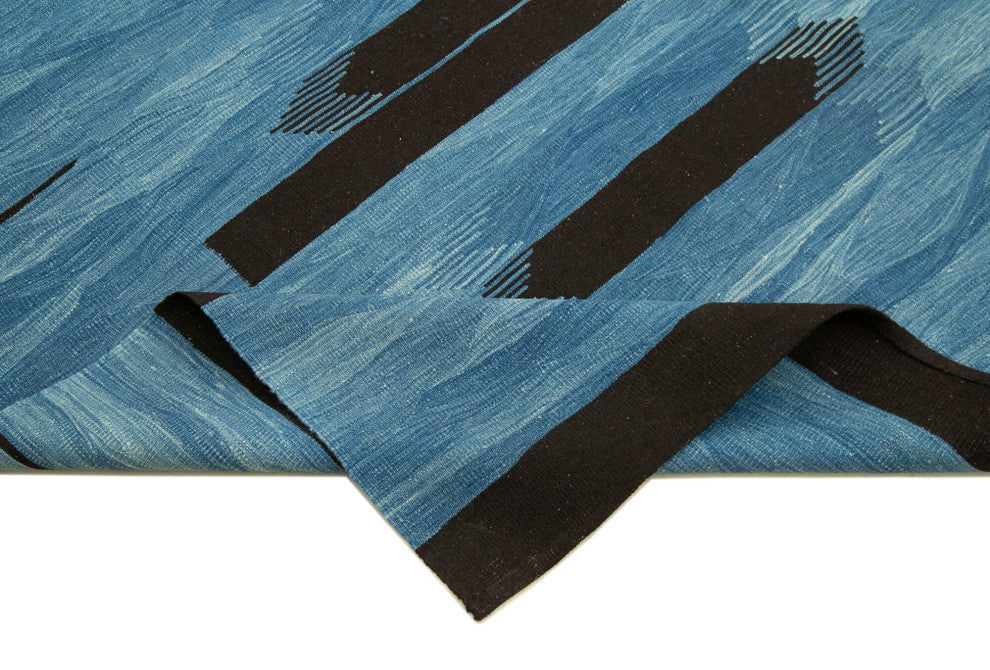 Rug N Carpet - Handmade Turkish 5' 11'' x 8' 4'' Modern Design Wool Kilim Rug
