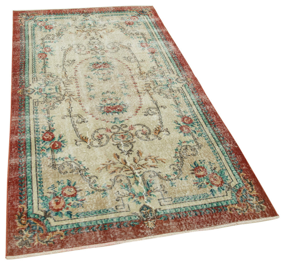 Rug N Carpet - Handwoven Turkish 3' 10" x 7' 1" Contemporary Small Area Rug