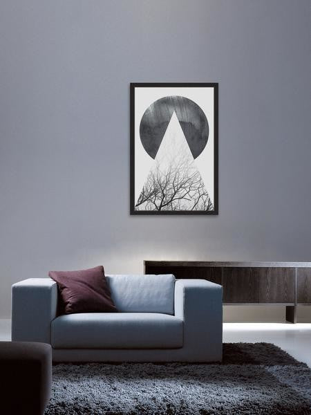 "A Full Moon" Framed Painting Print, 30"x45"