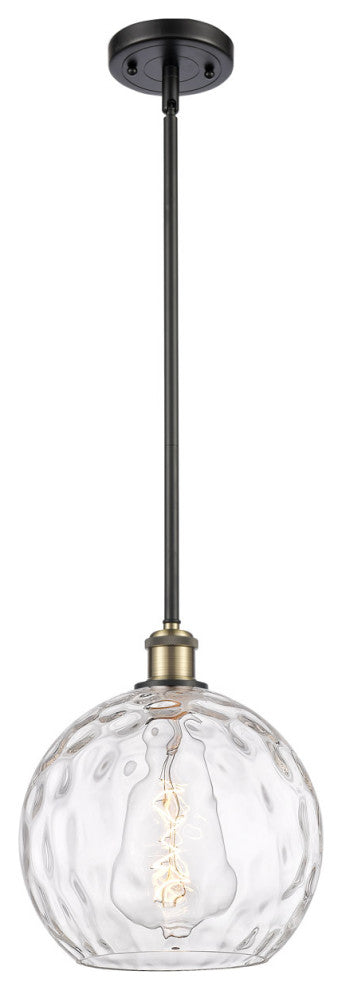 Innovations 516-1S-BAB-G1215-10 1-Light Mini Pendant, Black Antique Brass