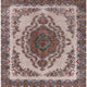 Ahgly Company Indoor Square Mid-Century Modern Area Rugs, 8' Square