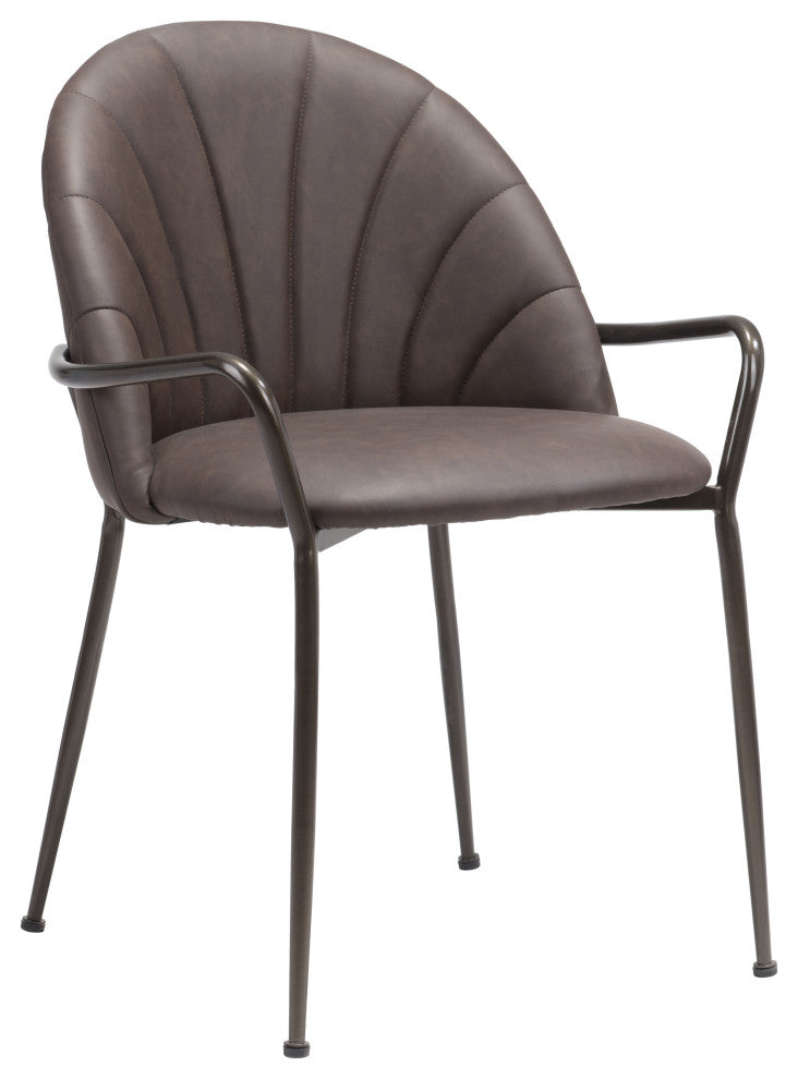 Kurt Dining Chair, Set of 2 Espresso