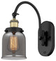 Bell Sconce, Black Antique Brass, Plated Smoke, Plated Smoke
