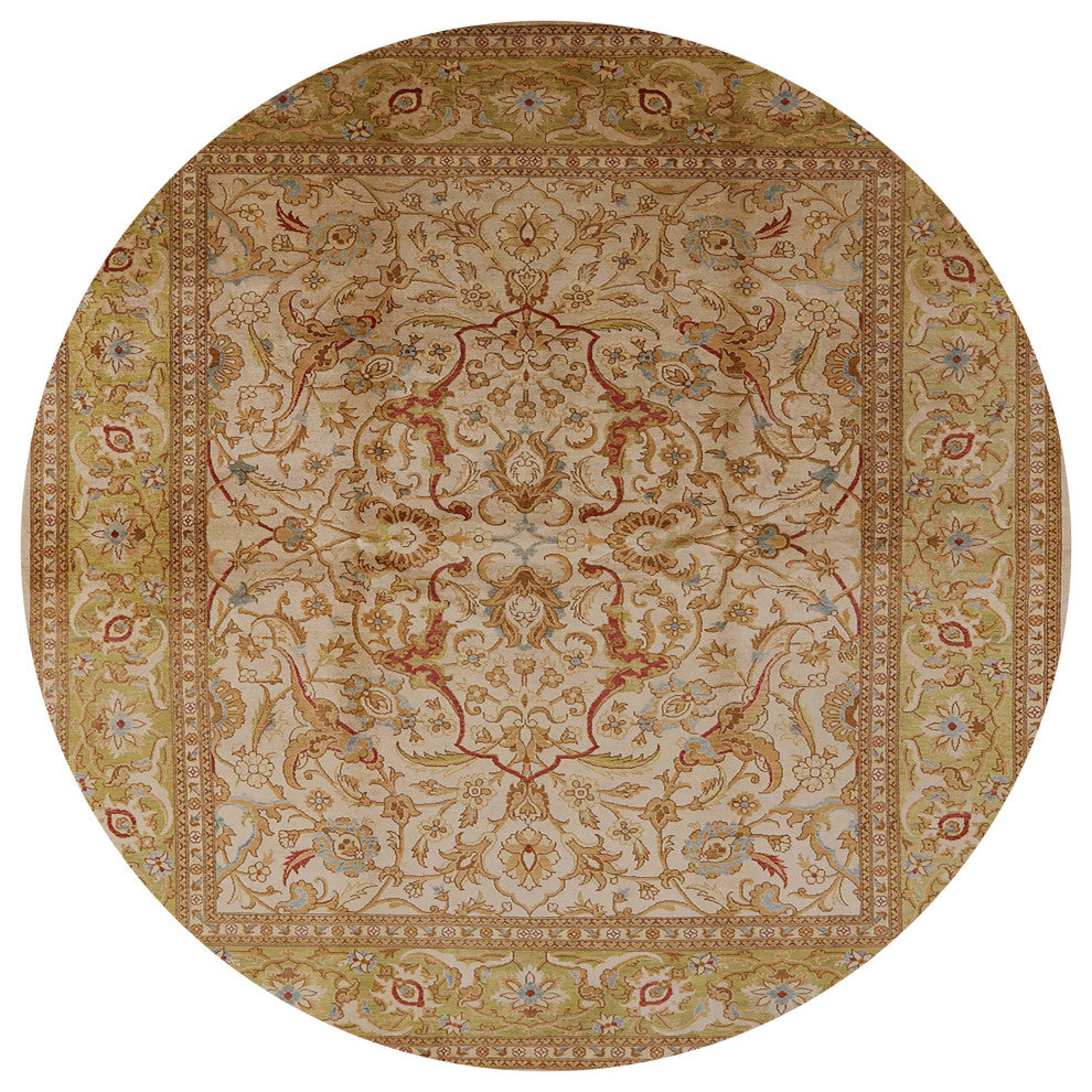 Ahgly Company Indoor Round Mid-Century Modern Area Rugs, 8' Round