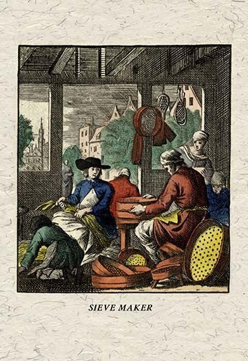 Sieve Maker - Canvas Poster 20" x 30"