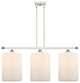 Innovations 516-3I-WPC-G111-L 3 Light Island Light, White, Polished Chrome