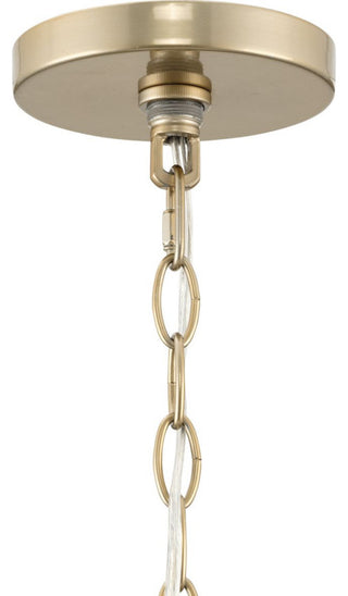 Allegheny Collection Six-Light Rustic Chandelier, Soft Gold