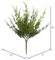 Vickerman 19" Monterey Cypress Bush, Pack of 2