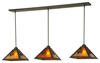 54 Long Balsam Pine 3 Light Pendant