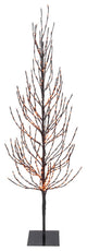 Vickerman 2' Brown Tree LED120 Orange Flat Base