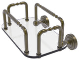 Dottingham Wall Mounted Guest Towel Holder, Antique Brass