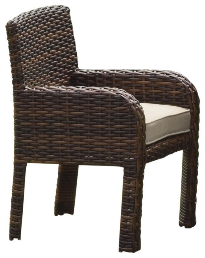 St. Tropez Dining Arm Chair, Canvas