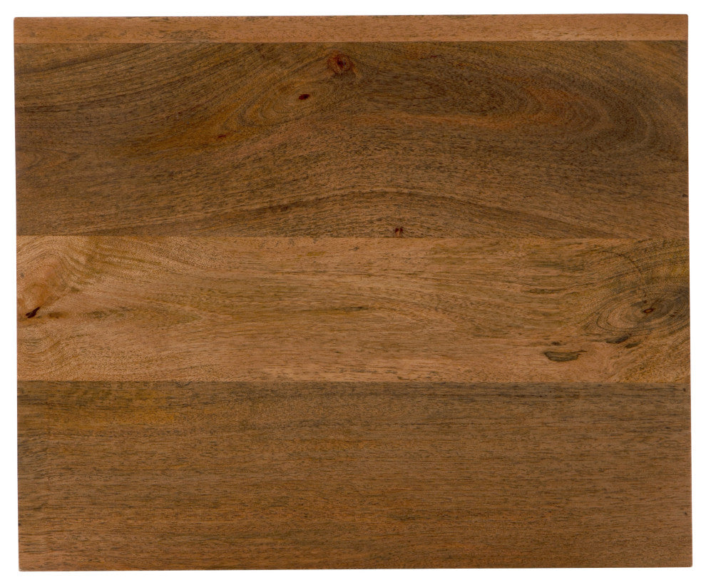 Dylan 2 Drawer Solid Wood End Table, Chestnut