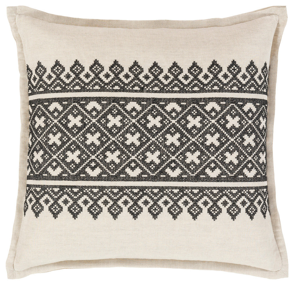 Pentas Pillow 18x18x4, Down Fill