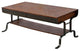 Newbridge Transitional Style Coffee Table, Antique Oak