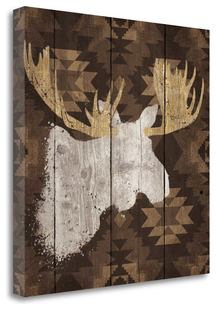 "Precious Antlers IV" By Wellington Studio, Giclee Print on Gallery Wrap Canvas
