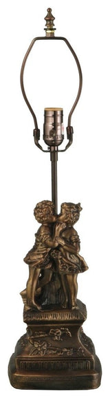 Meyda lighting 11858 15.5"H Kissing Kids Table Base