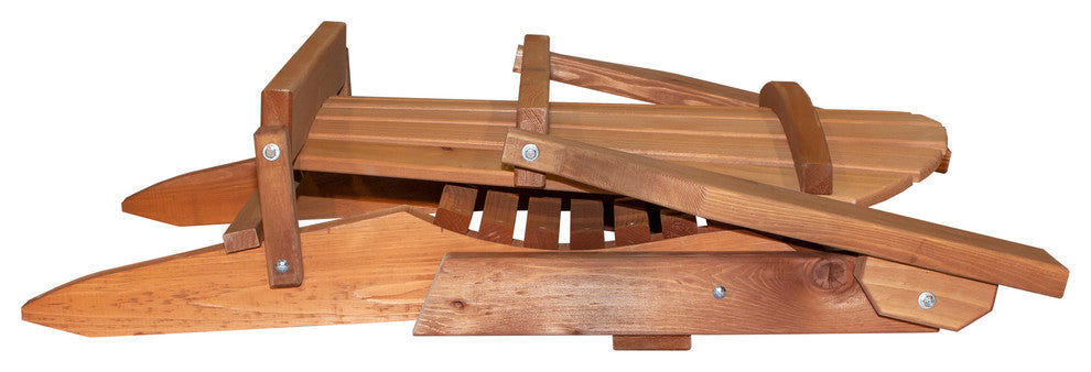Western Red Cedar Adirondack Chair, Exterior Stain Finish