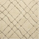 Creame and Beige Jubilant Verona Abstract Geometric 5x8 Shag Area Rug