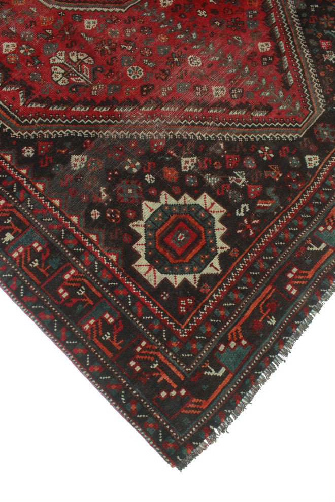 Fine Vintage Distressed Tarana Red Rug