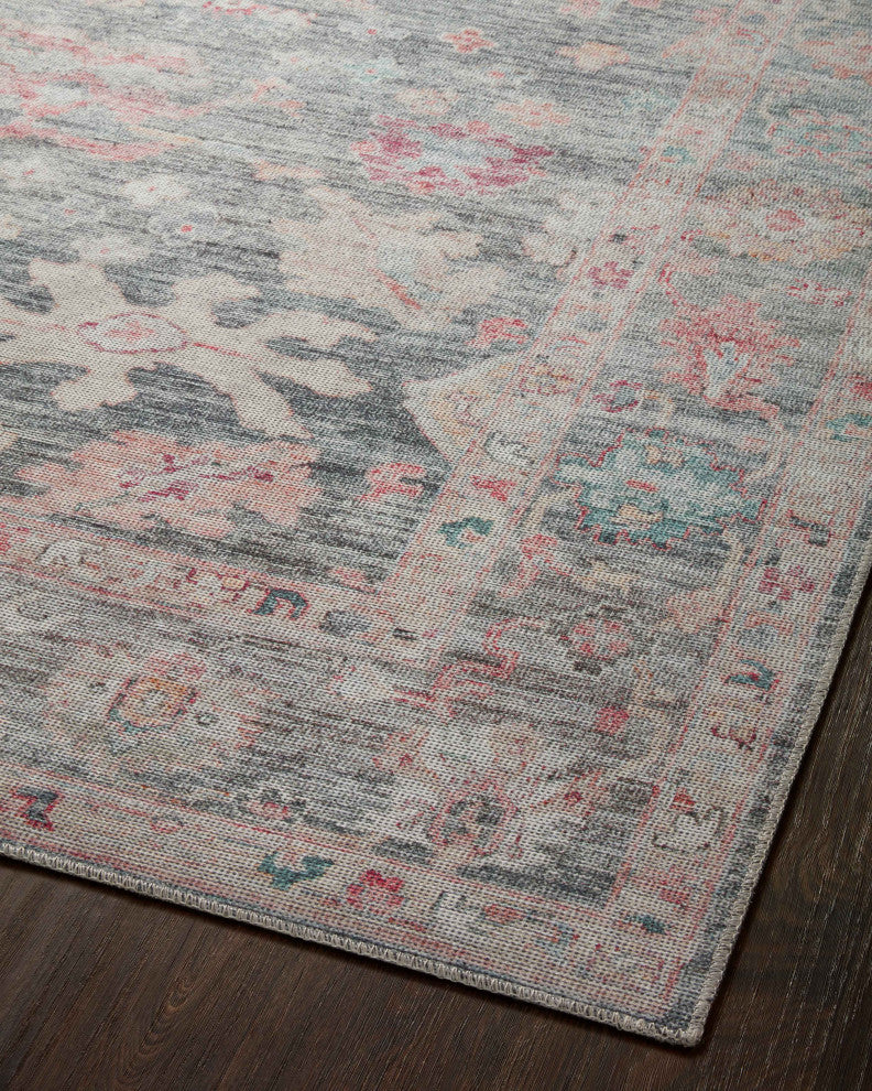 Loloi II Elysium Graphite / Multi 2'-6" x 9'-6" Runner Rug