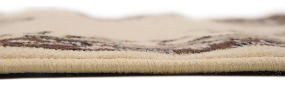 Unique Loom Ivory Washington Reza 2' 2 x 8' 2 Runner Rug
