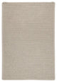Colonial Mills Sunbrella Solid LS14 Ash Sunbrella Area Rug, Rectangular 8'x10'