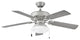 Hinkley Oasis 52" Indoor/Outdoor Ceiling Fan, Brushed Nickel