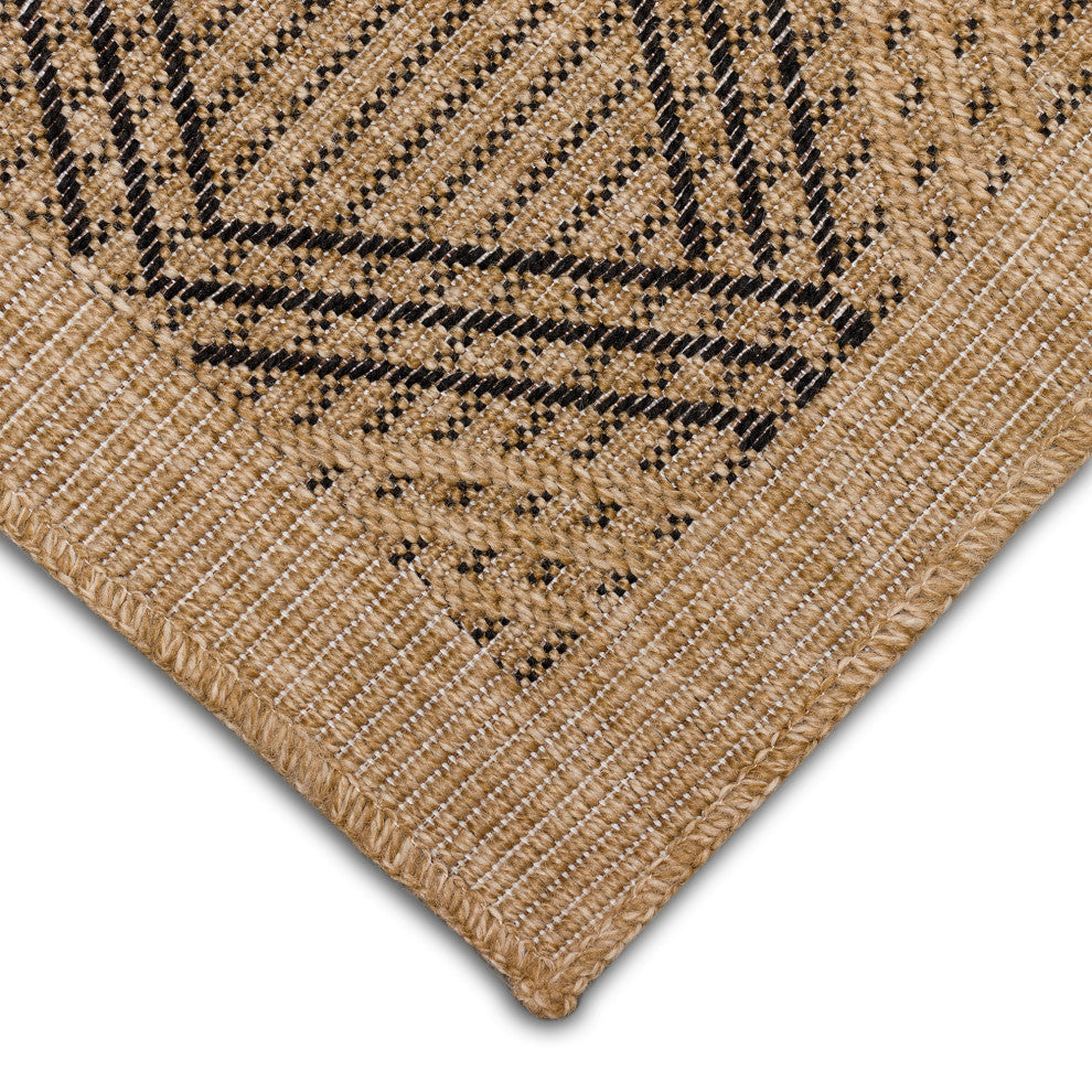Sahara Links Indoor/Outdoor Rug Natural 7'10" Square