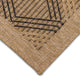 Sahara Links Indoor/Outdoor Rug Natural 7'10" Square