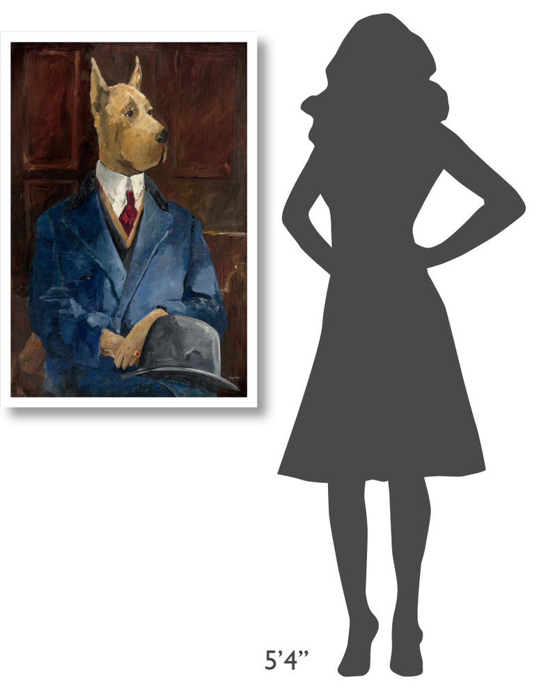 "Inspector Dogleash" Digital Paper Print by Avery Tillmon, 26"x38"