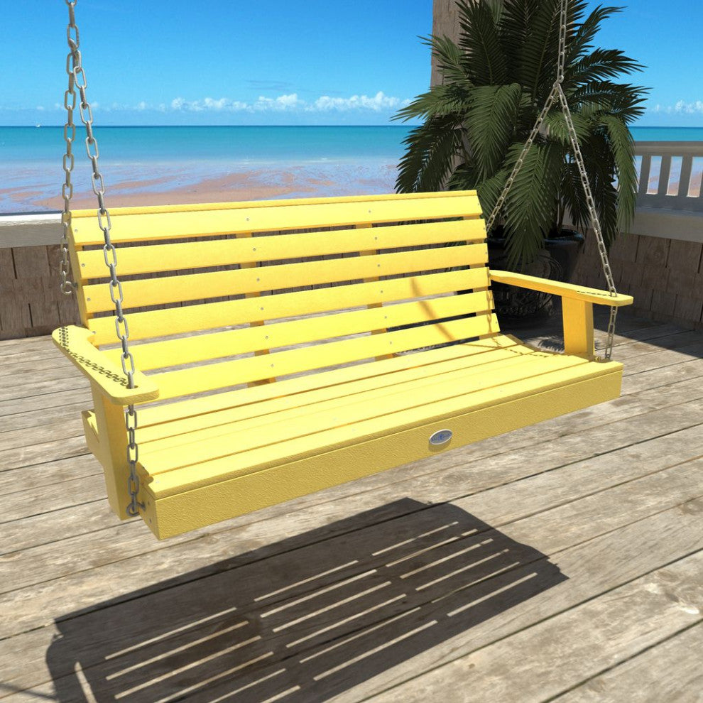 Riverside Porch Swing 5', Sunbeam Yellow