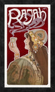 "Rajah" Framed Canvas Giclee by Privat Livemont, 15"x24"