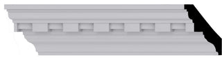 2"H x 2"P x 2 7/8"F x 96"L, (1 1/4" Repeat) Dentil Crown Moulding