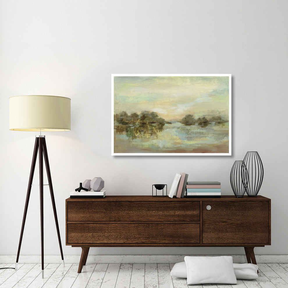 "Dreamy Lake" Digital Paper Print by Silvia Vassileva, 50"x34"