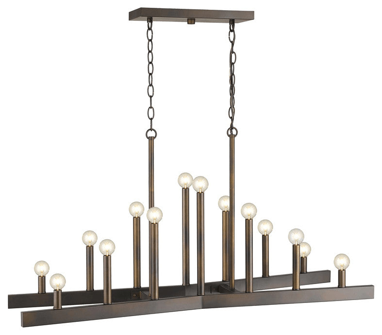 Fallon 14-Light Oil-Rubbed Bronze Island Pendant