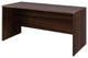 Simple Spacious Modern Desk, Dark Brown