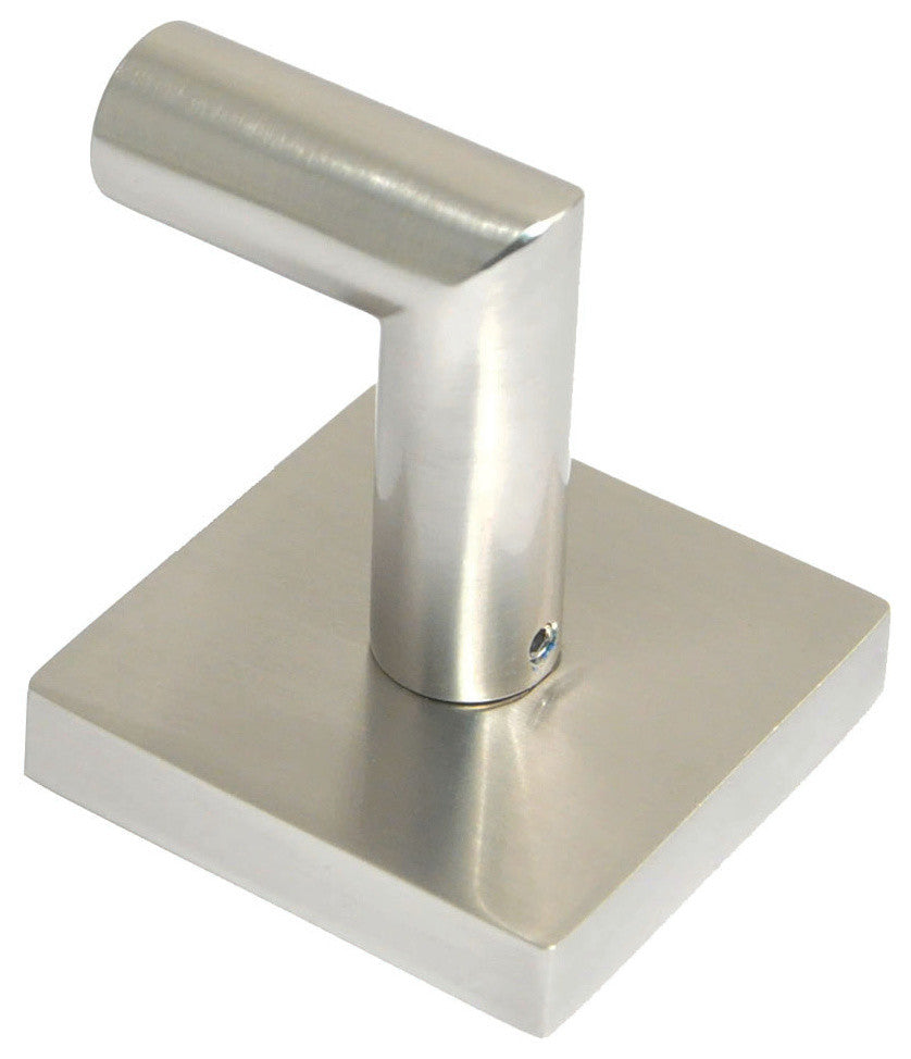 Urban Robe Hook, Satin Nickel