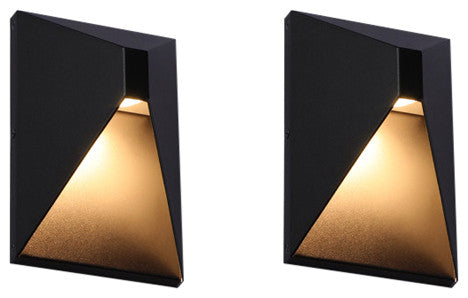 2-Pack 5CCT LED Wall Sconces, Dimmable, 12w