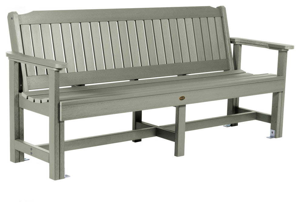 The Sequoia Professional Commercial Grade Exeter 6' Garden Bench, Eucalyptus