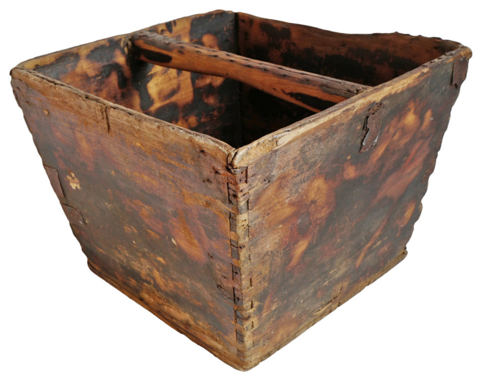 Consigned Vintage Chinese Rice Bucket 3