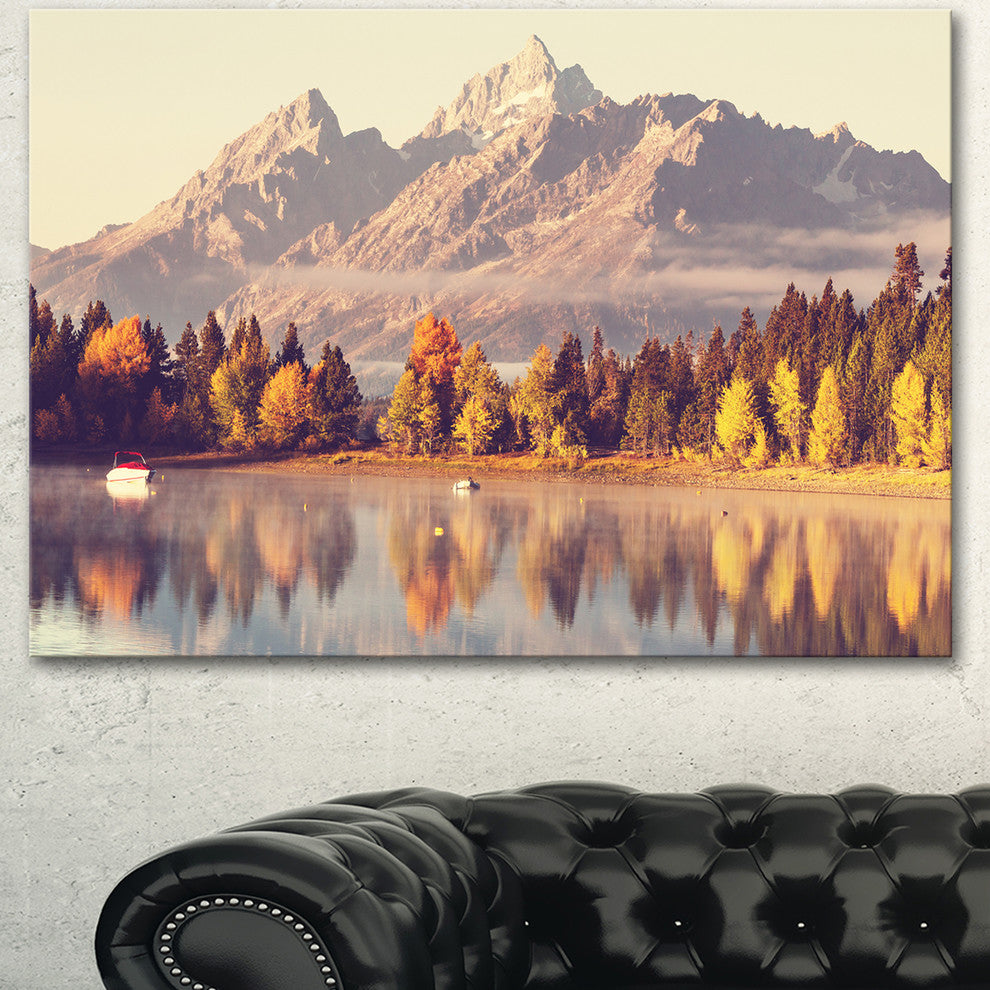 Grand Teton National Park, Oversized Landscape Canvas Art, 40"x30"